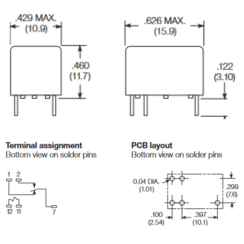 RELAY DC 12V 5964